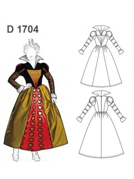DISFRAZ REINA 1704