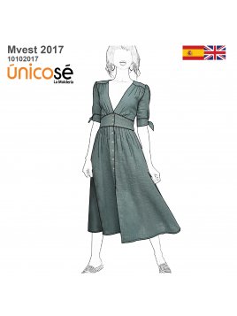 VESTIDO EVASE MUJER 2017