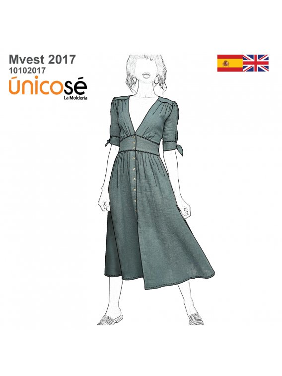 VESTIDO EVASE MUJER 2017