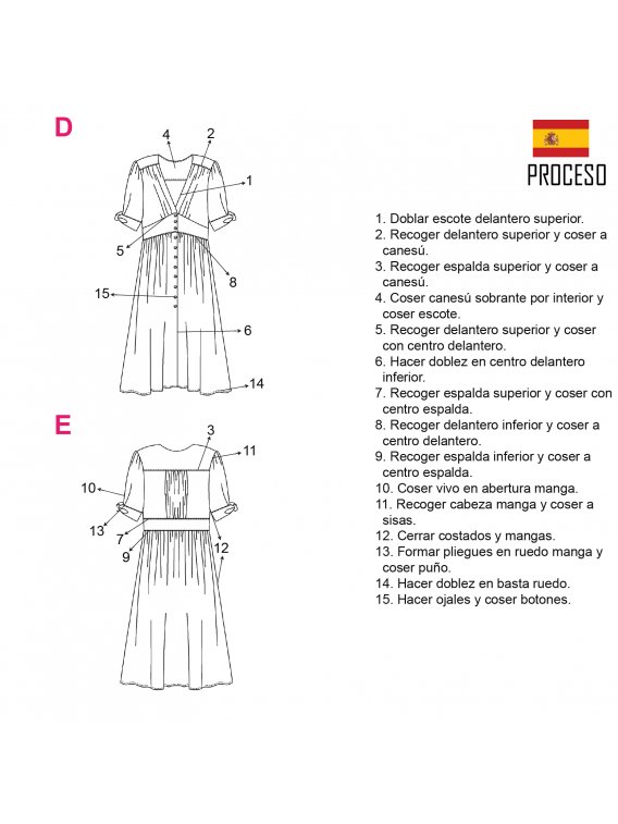 VESTIDO EVASE MUJER 2017