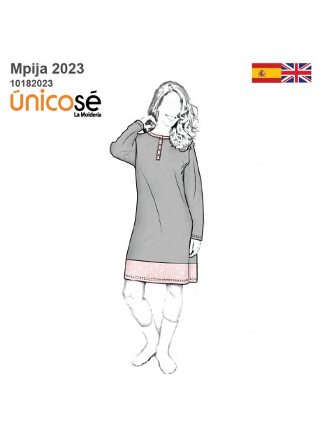 PIJAMA 1 PIEZA MUJER 2023