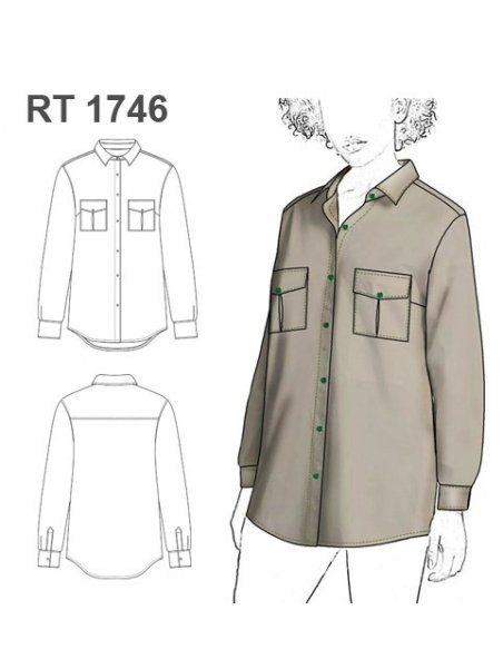 BLUSA TRABAJO RT 1746