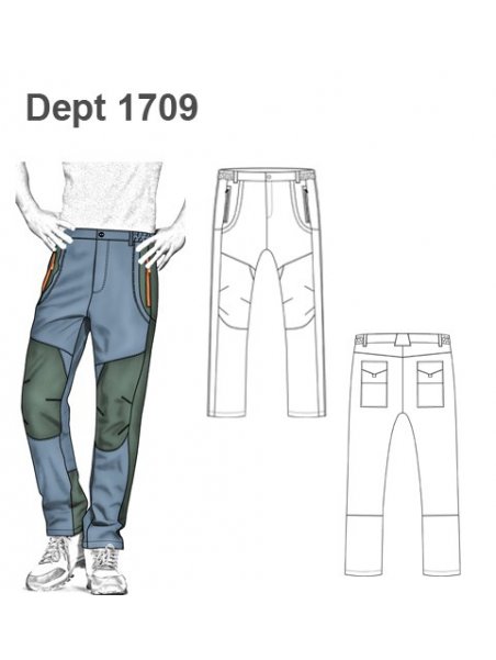 DEPORTE PANTALON TREKKING 1709