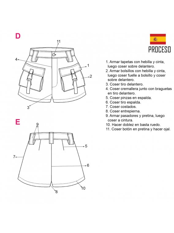 SHORT SAFARI MUJER 2006