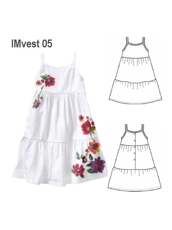 VESTIDO RUEDOS NIÑA