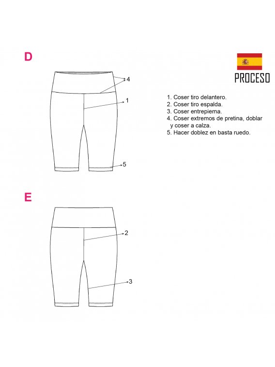 SHORT CALZA BIKER NIÑA 2002