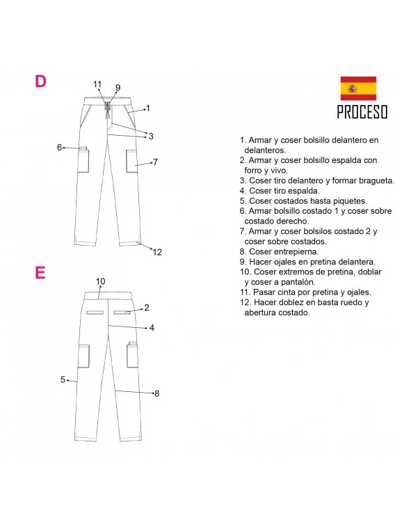 PANTALON SANITARIO HOMBRE RT 2102