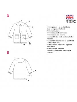 DELANTAL PARVULOS ESCOLAR 2101