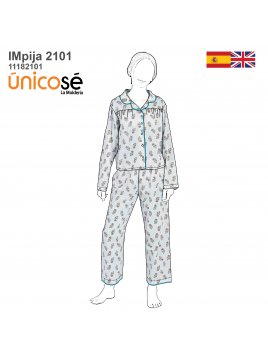 PIJAMA 2 PIEZAS MUJER 2101
