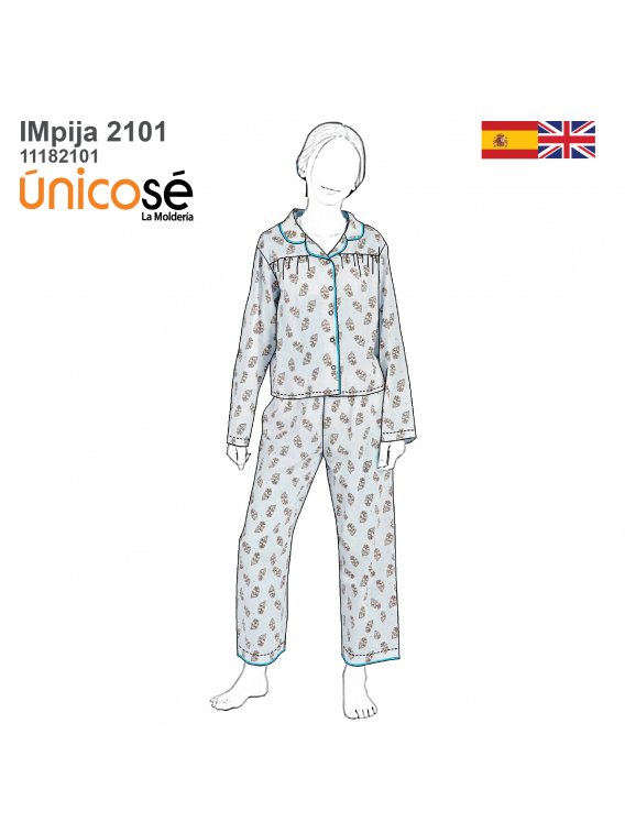 PIJAMA 2 PIEZAS MUJER 2101
