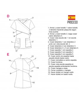 BLUSA SANITARIA MUJER RT 2103