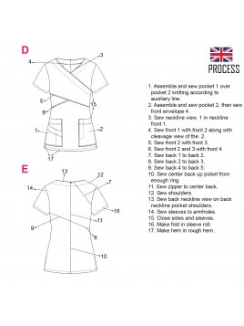 BLUSA SANITARIA MUJER RT 2103