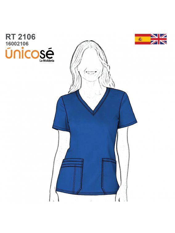 BLUSA SANITARIA MUJER RT 2106
