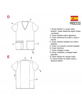 CAMISA SANITARIA HOMBRE RT 2107