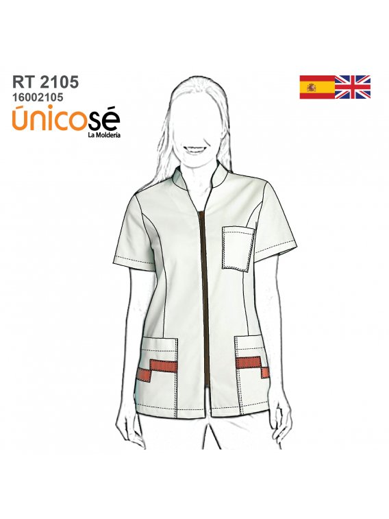 CHAQUETA SANITARIA MUJER 2105