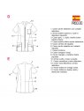 CHAQUETA SANITARIA MUJER 2105