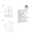 CHAQUETA SANITARIA MUJER 2105