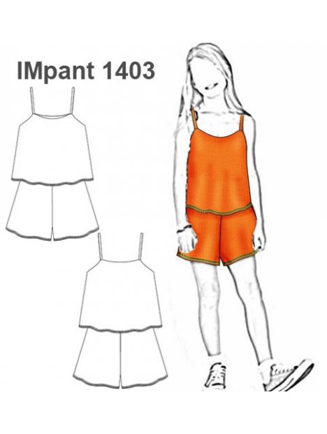 ENTERITO SHORT NIÑA
