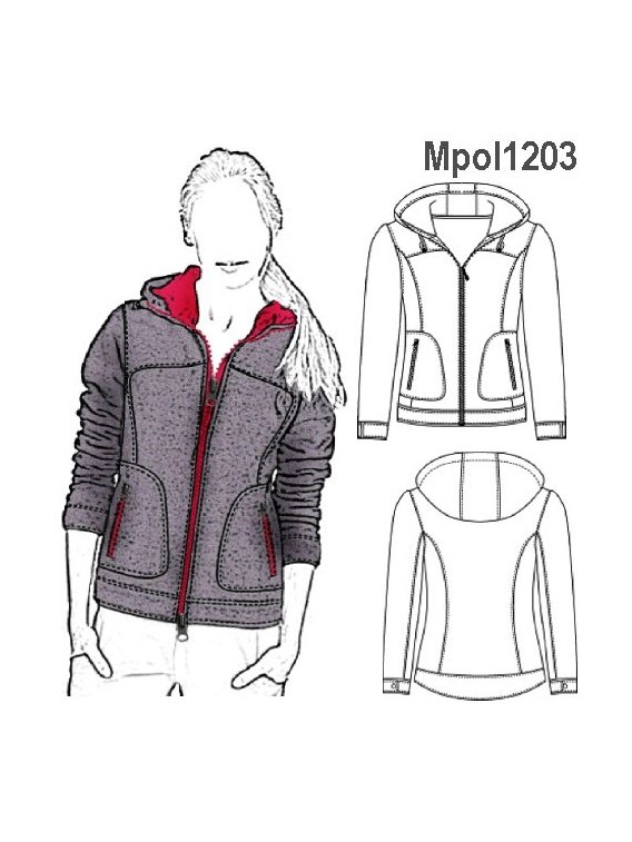 POLERON CHAQUETA MUJER 1203