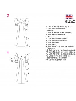 VESTIDO EVASE MUJER 2103