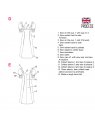 VESTIDO EVASE MUJER 2103