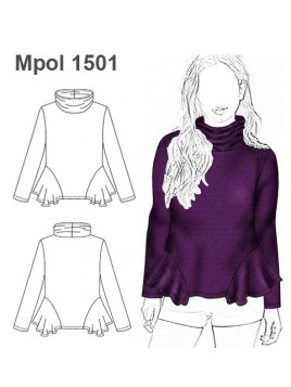 POLERON REMERA VUELOS CADERA MUJER