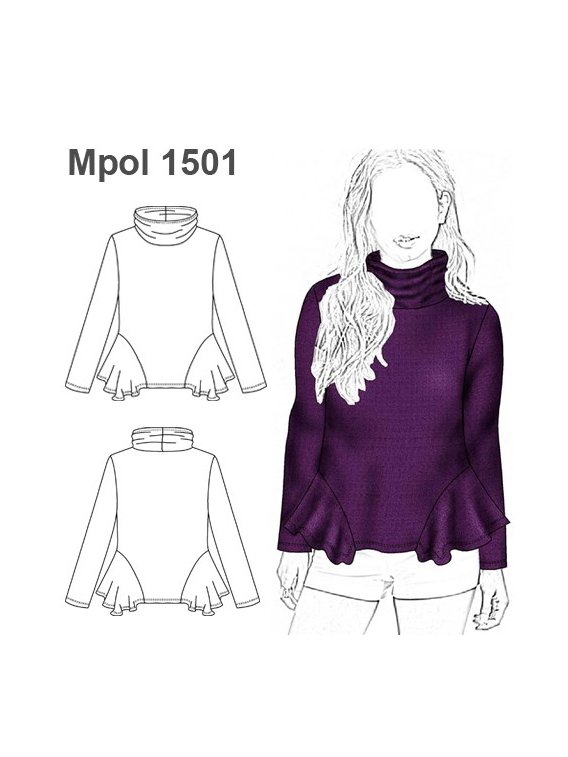 POLERON REMERA VUELOS CADERA MUJER