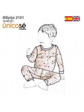 PIJAMA 2 PIEZAS BEBE 2101