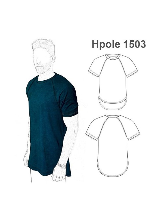 POLERA REMERA RAGLAN HOMBRE