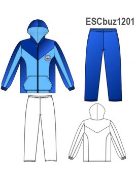 BUZO CORTES Y CAPUCHON, 