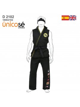 DISFRAZ KARATE D 2102
