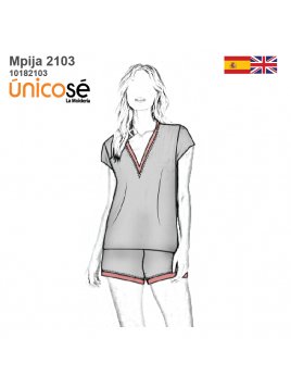 PIJAMA 2 PIEZAS MUJER 2103