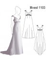 VESTIDO NOVIA PEQUEÑA MANGA.