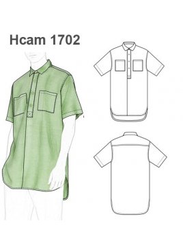 CAMISA EXTRA LARGA HOMBRE