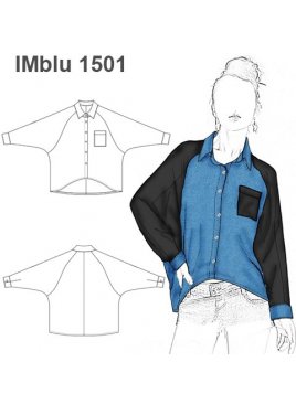 BLUSA EXTRAGRANDE RAGLAN NIÑA