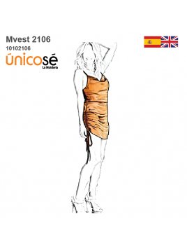 VESTIDO CORTO MUJER 2106