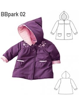 PARKA CANESU BEBE FORRO INTERIOR,