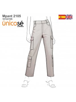PANTALON CARGO MUJER 2105