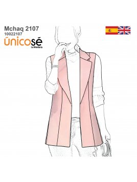 CHAQUETA SIN MANGAS MUJER 2107