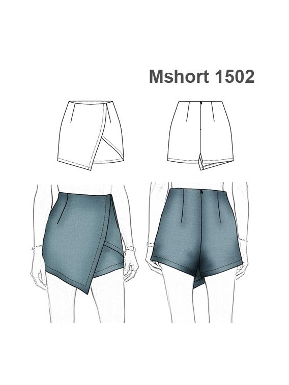 SHORT FALDA MUJER 1502