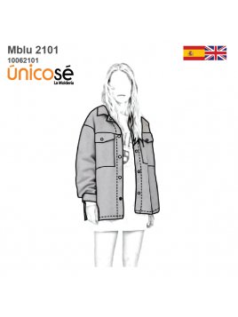 BLUSA OVERSIZE MUJER 2101