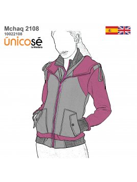 CHAQUETA DOBLE CIERRE MUJER...