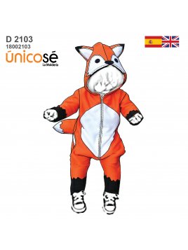 DISFRAZ DE ZORRO BEBE 2103