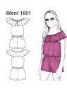 MONO ENTERITO SHORT ESCOTE BARDOT NIÑA
