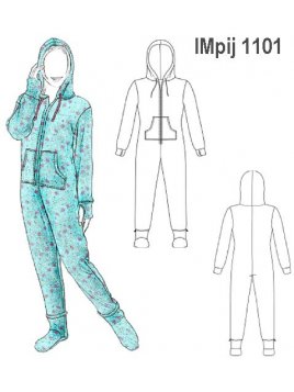 PIJAMA ENTERITO NIÑA 1101