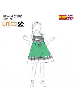 VESTIDO IMPERIO NIÑA 2102