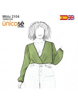 BLUSA CRUZADA MUJER 2104