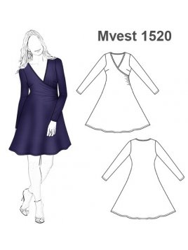 VESTIDO MANGA LARGA o CORTA  MUJER