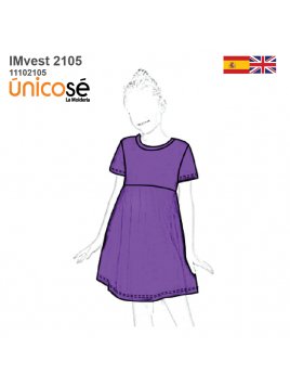 VESTIDO CAMPANA NIÑA 2105