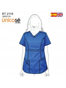 BLUSA SANITARIA MUJER RT 2119